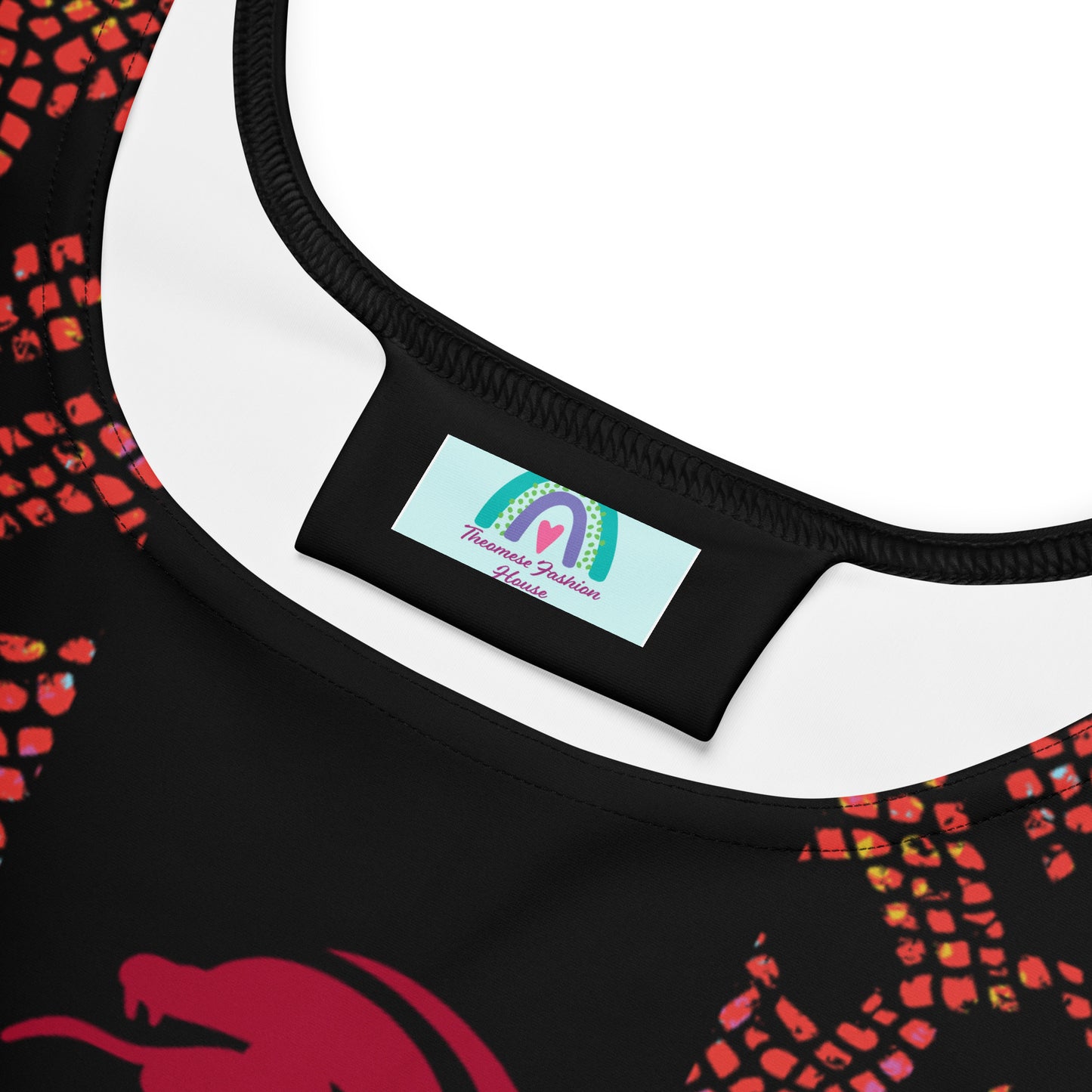 Red Dragon π-Flare Dress (With Red Belt)