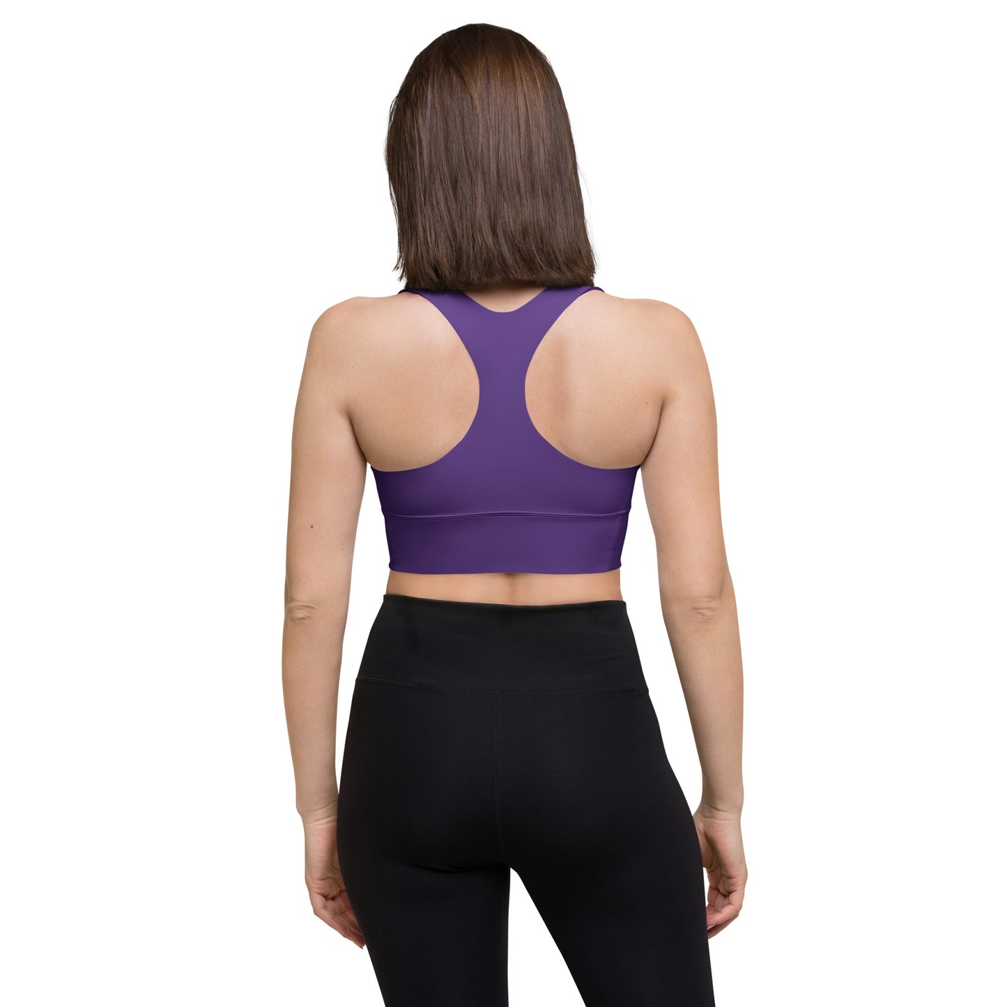 Babygirl Sports bra-Purple&Black