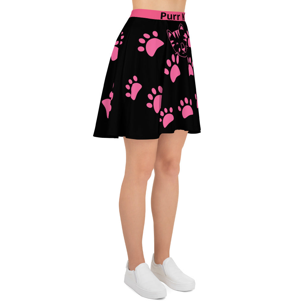Purr Kitty-Flare Skirt 2