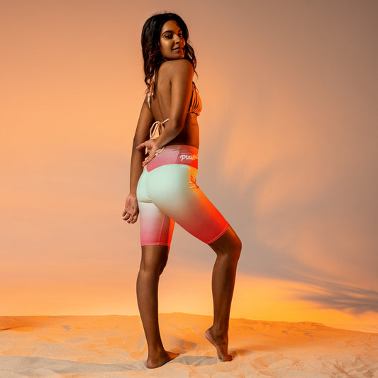Playful Bunny-Biker Shorts