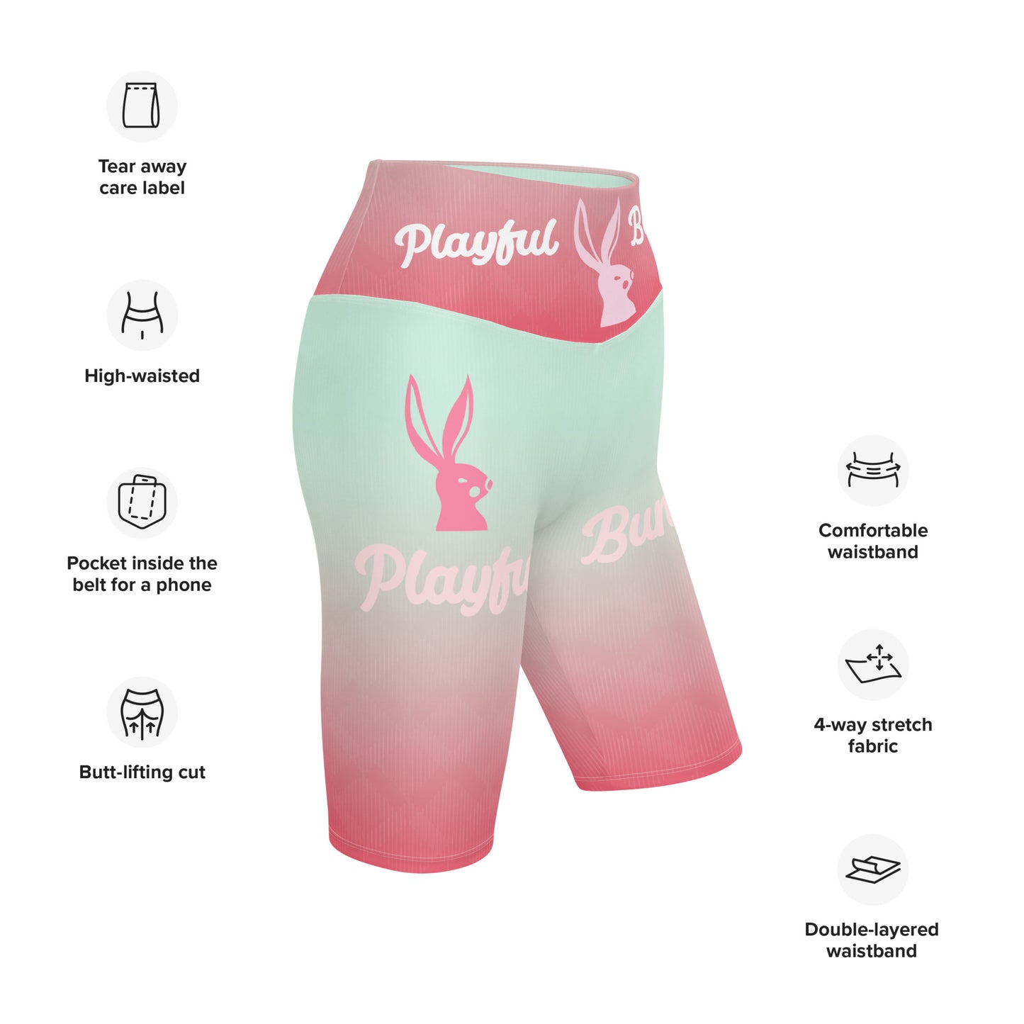 Playful Bunny-Biker Shorts 2.0