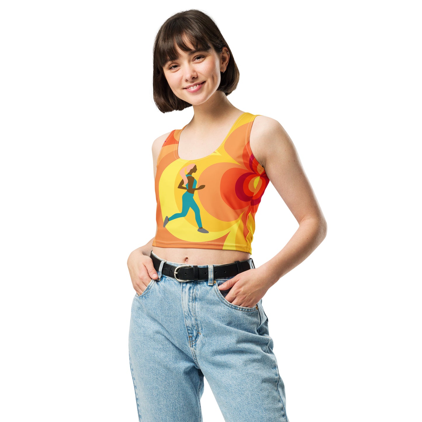 Relaxing Jog-Crop Top