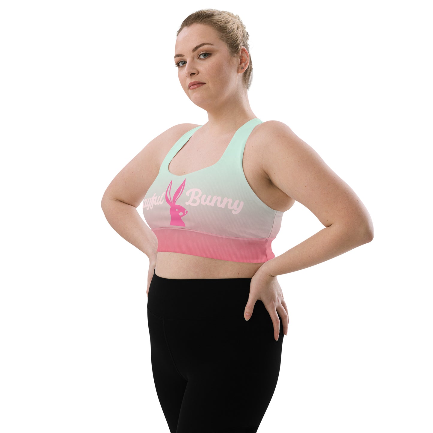 Playful Bunny-Longline Sports Bra 2.0