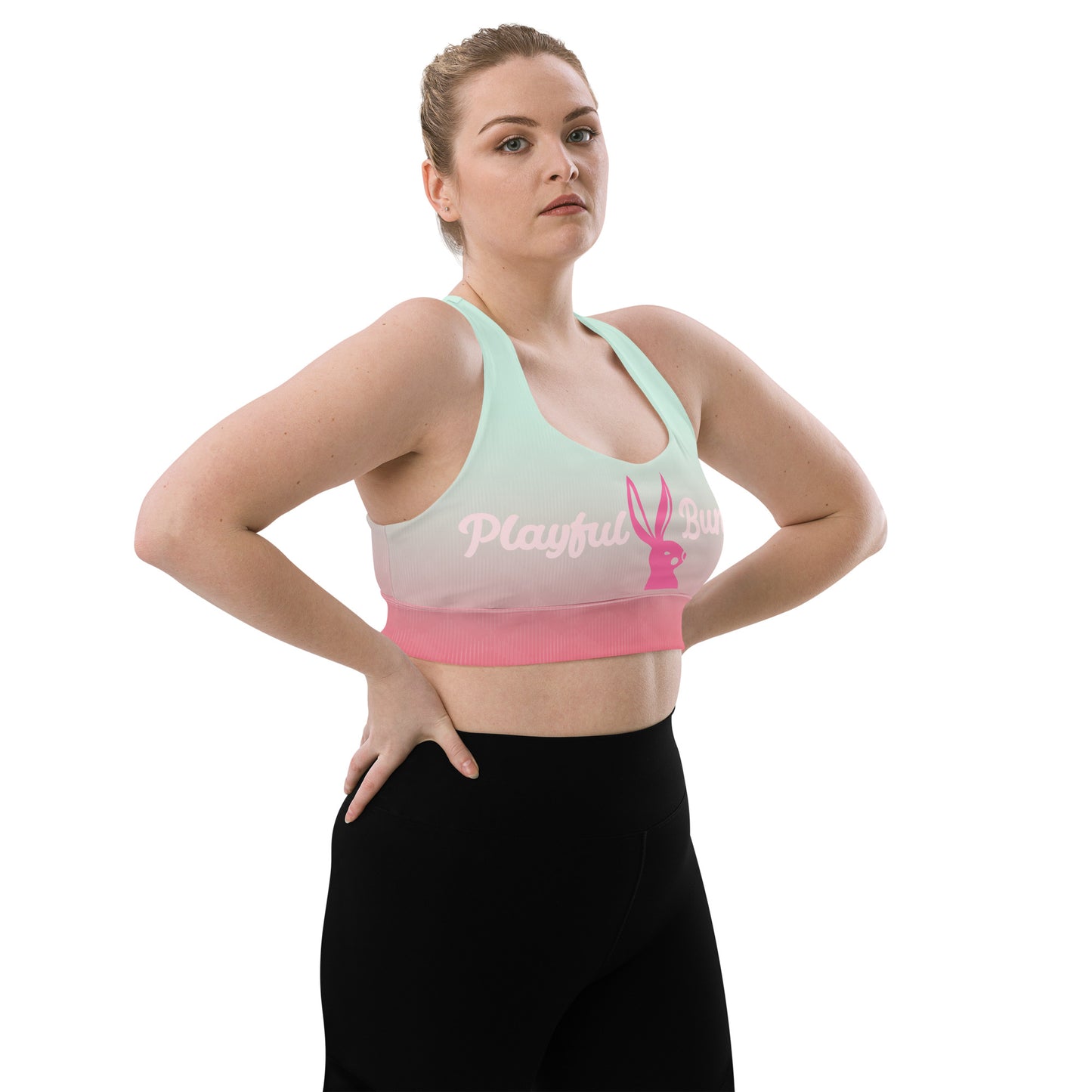 Playful Bunny-Longline Sports Bra 2.0