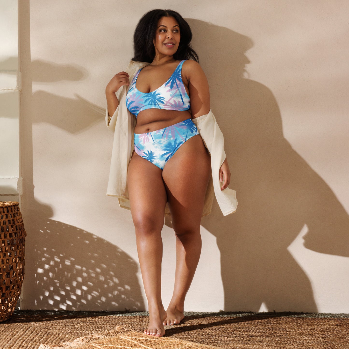Tropical Breeze High-Waisted Bikini