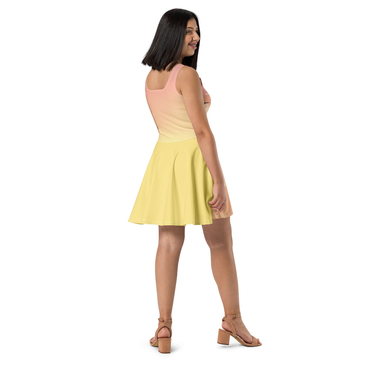 Pink Positivity-Flare Dress 2