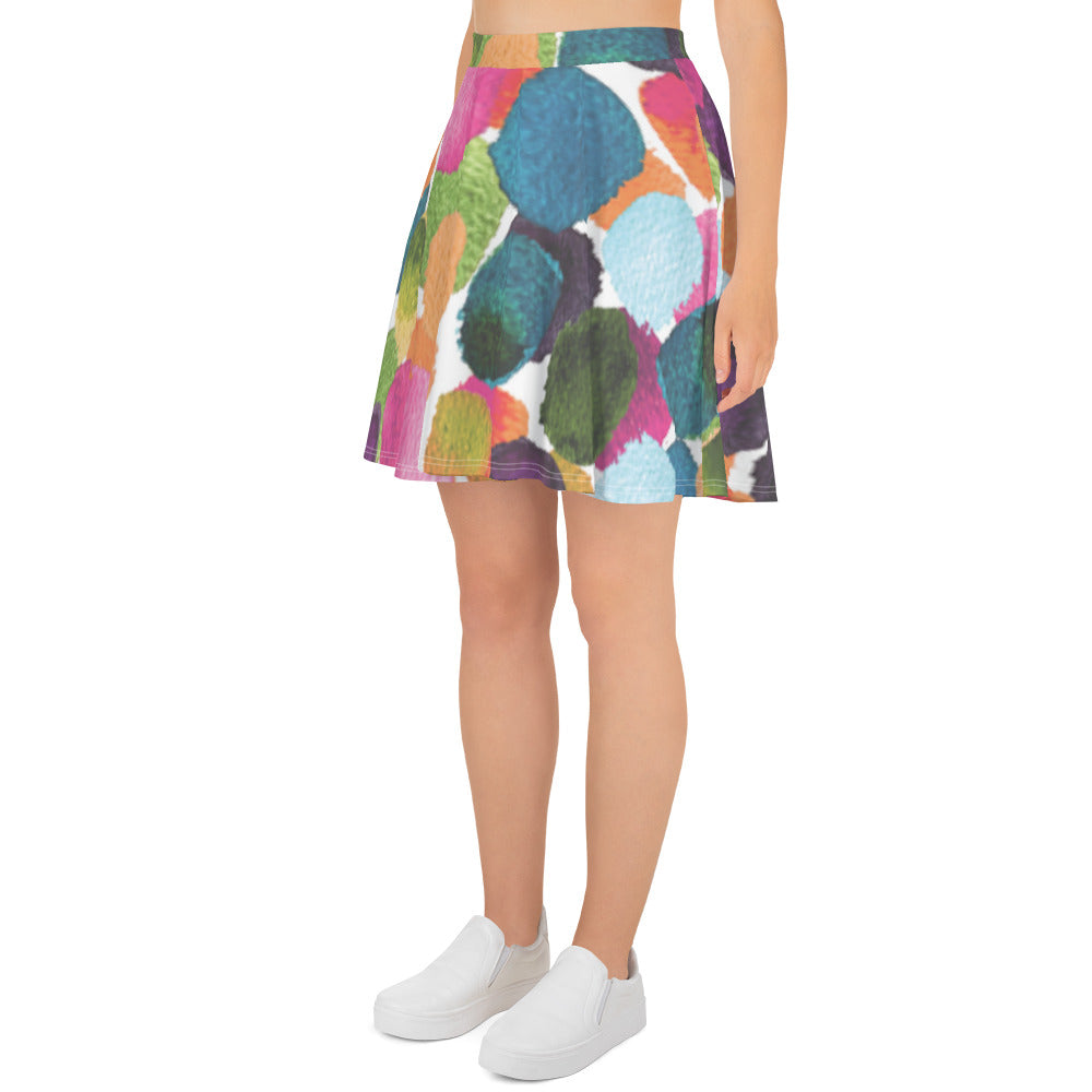 Colorful Bliss-Flare Skirt
