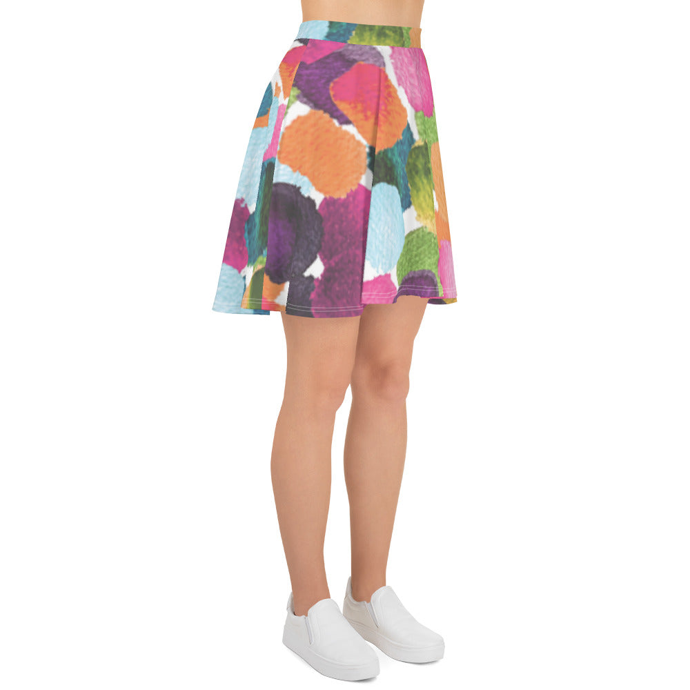 Colorful Bliss-Flare Skirt