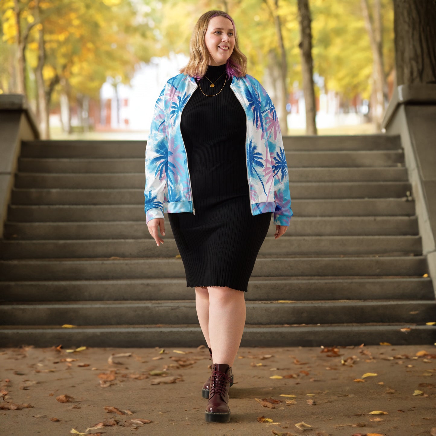 Tropical Breeze-Unisex Bomber Jacket