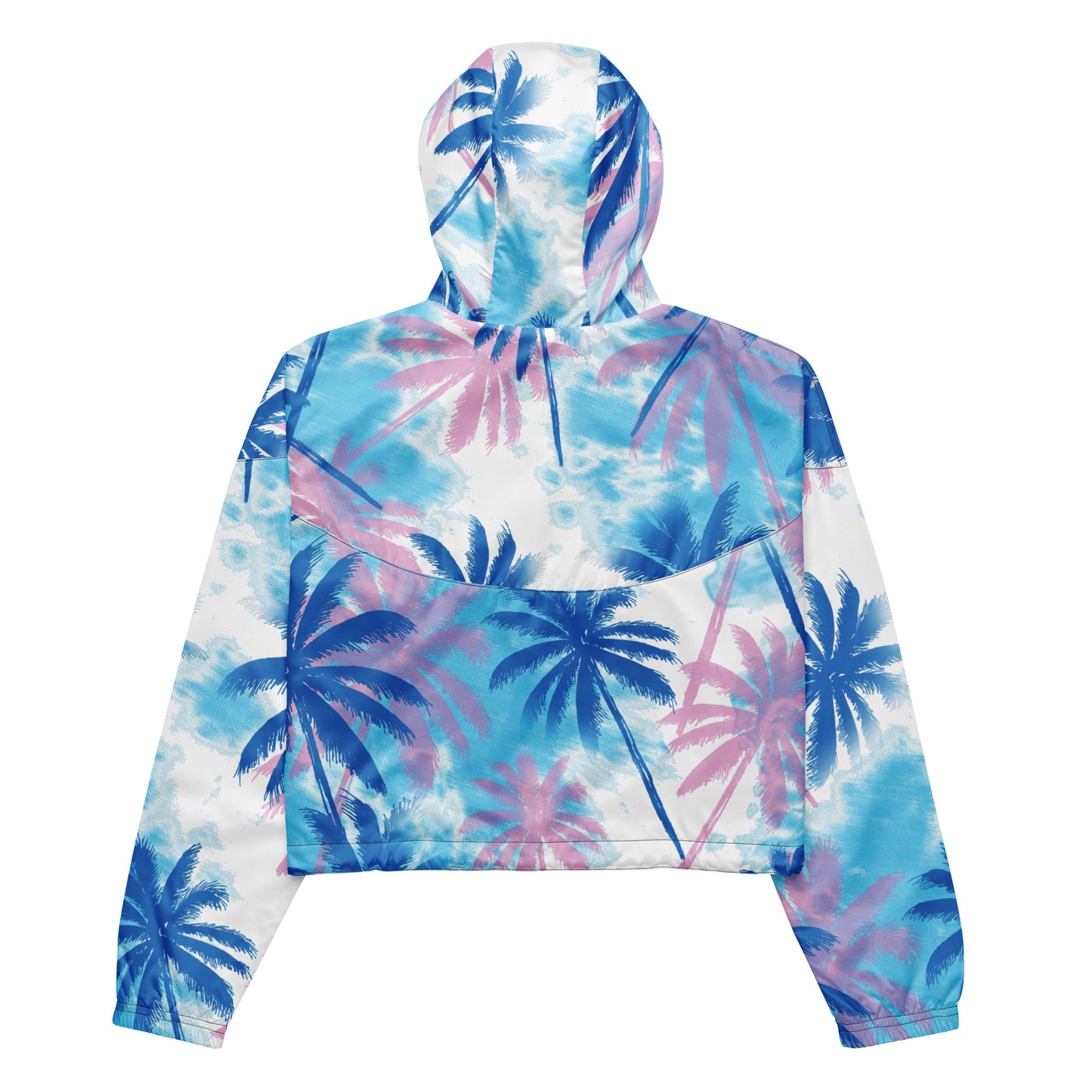 Tropical Breeze-Women’s Cropped Windbreaker