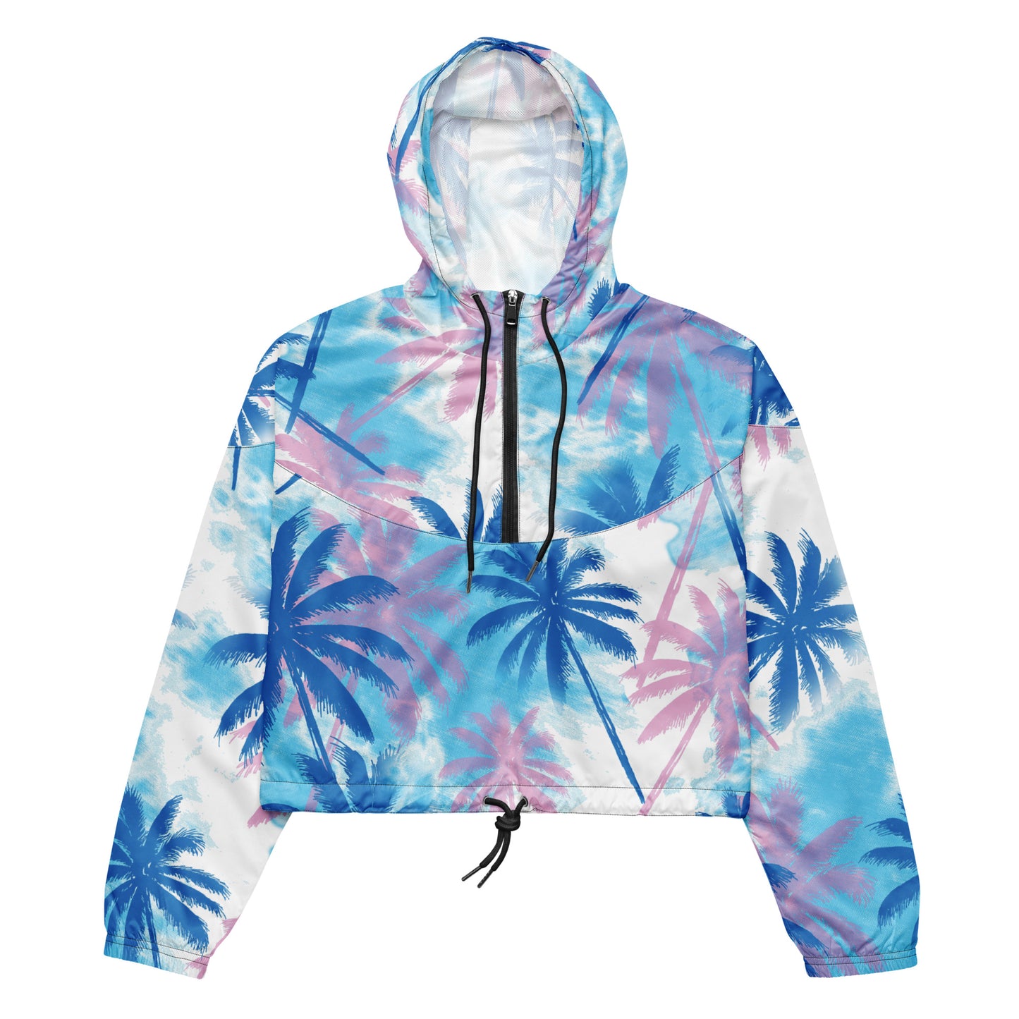 Tropical Breeze-Women’s Cropped Windbreaker