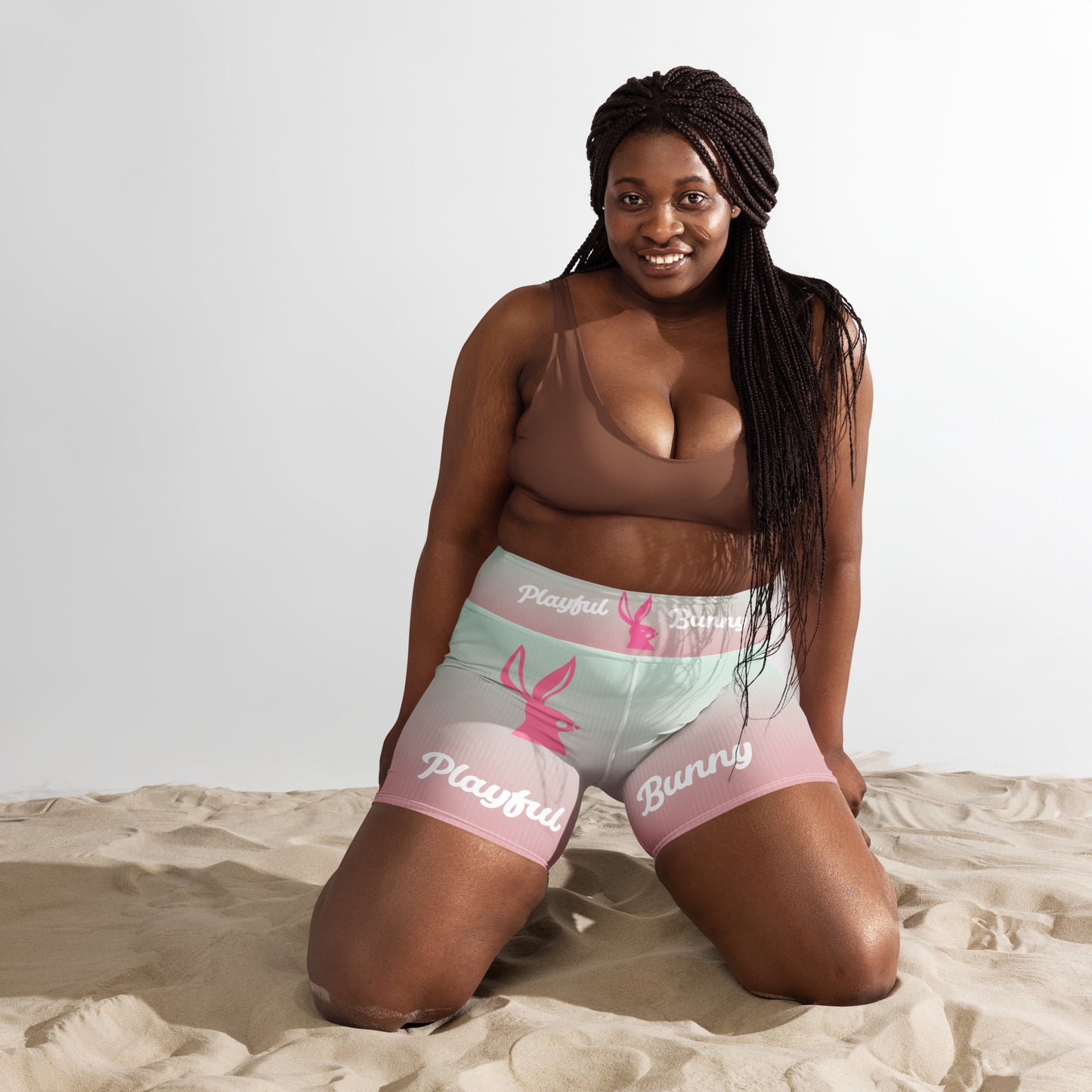 Playful Bunny-Yoga Shorts 4.0