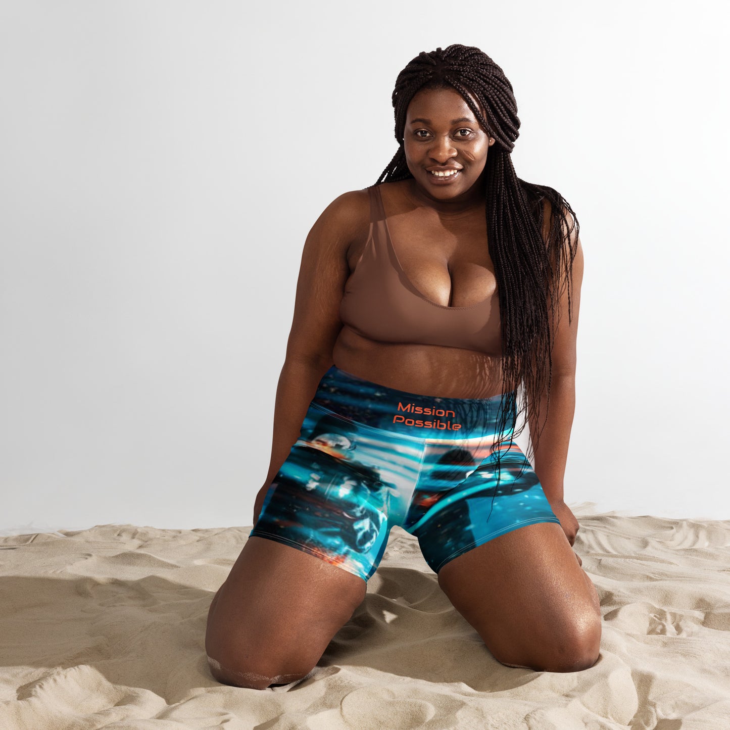 Mission Possible-Yoga Shorts