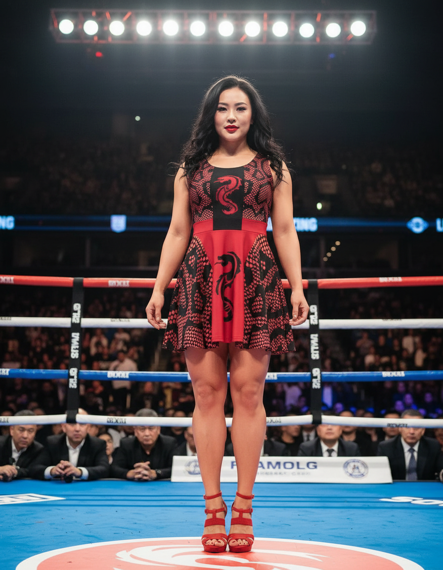 Red Dragon 🐉-Flare Dress(Version 2)