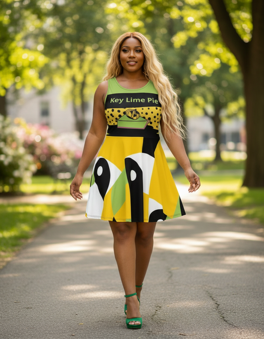 Keylime Pie Dress-Green Icing