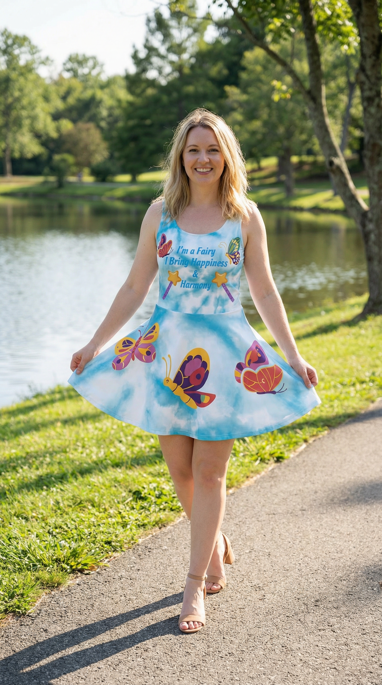 I'm A Fairy Dress- With Wands