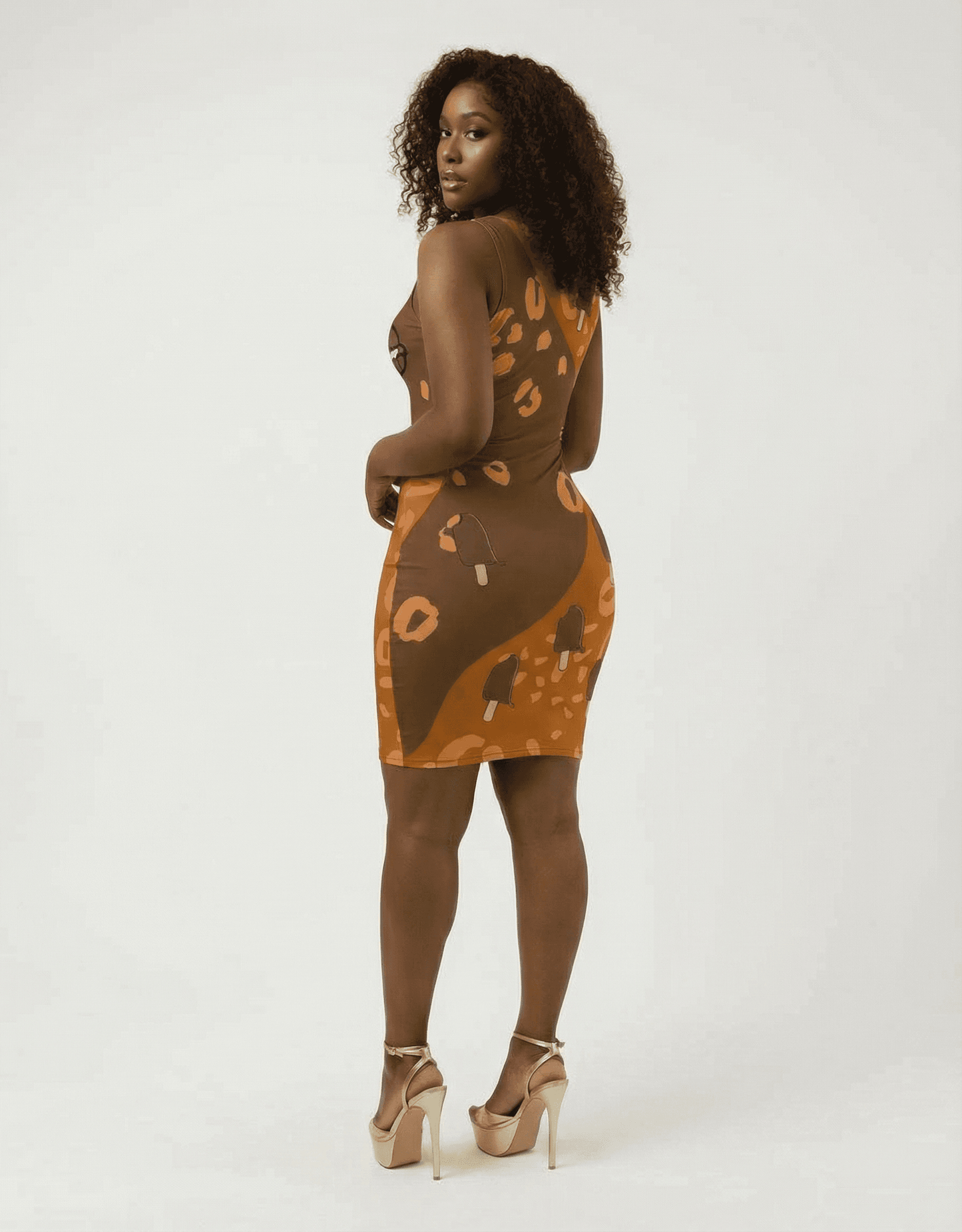 Chocolate Bodycon Dress