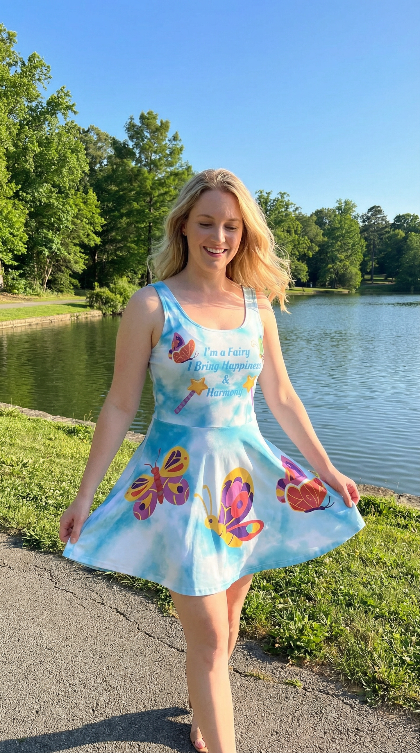 I'm A Fairy Dress- With Wands
