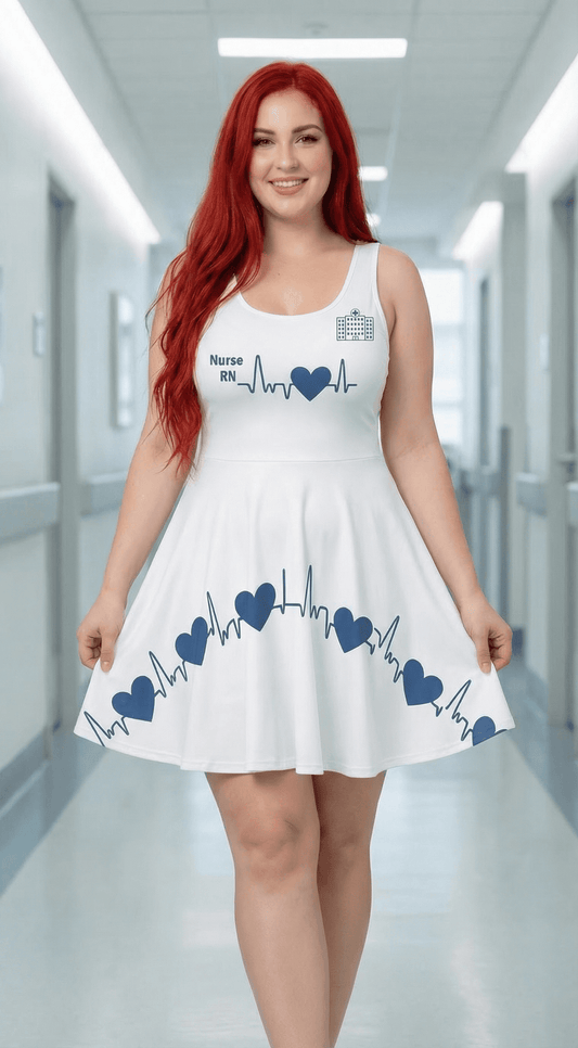 Night Nurse 🏥 Flare Dress(Version 2)