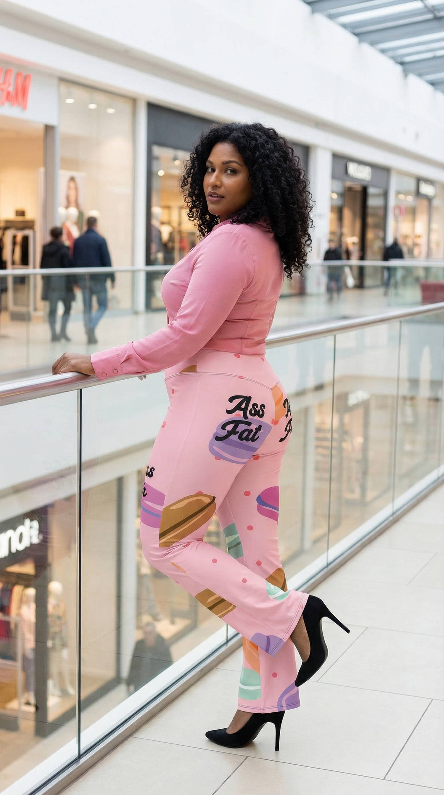 The Thighs Match-Flare leggings