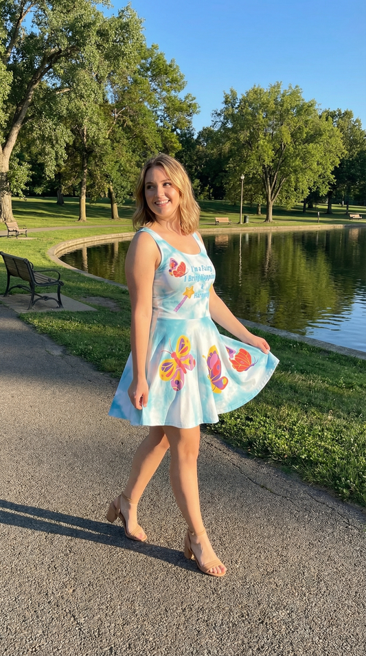 I'm A Fairy Dress- With Wands
