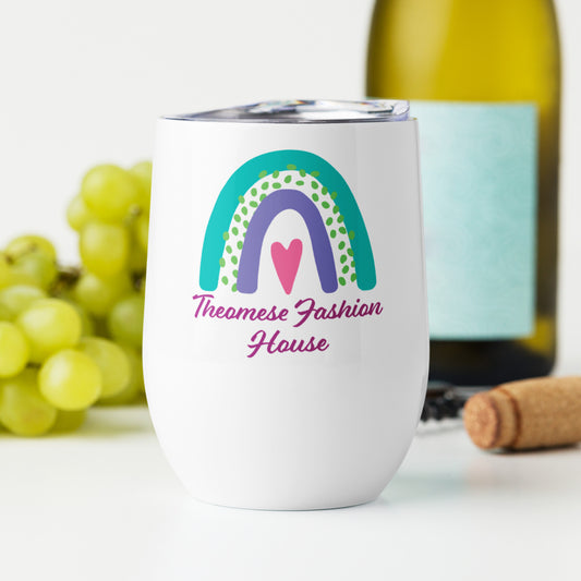 Signature-Wine tumbler(White)