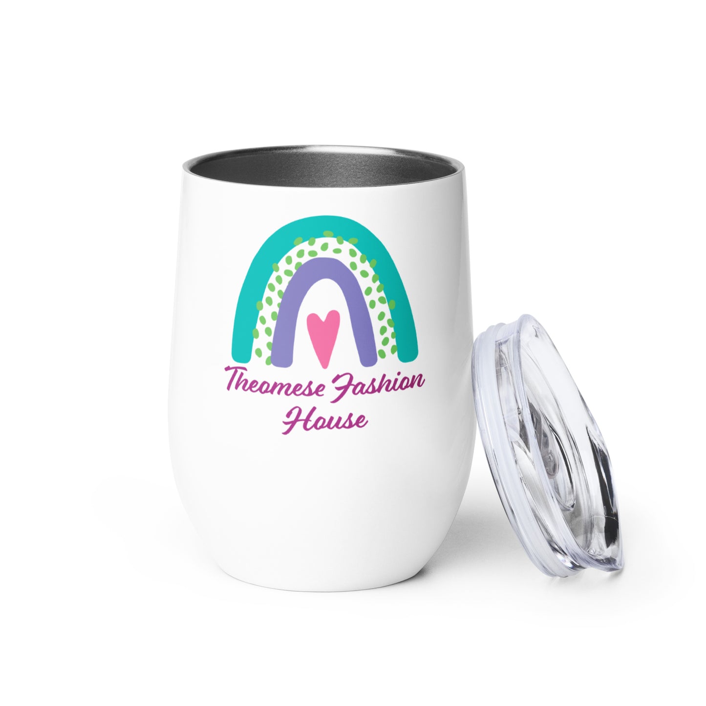 Signature-Wine tumbler(White)