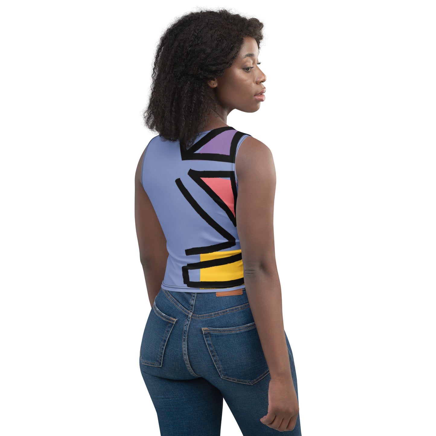 Geometry 2-Crop Top