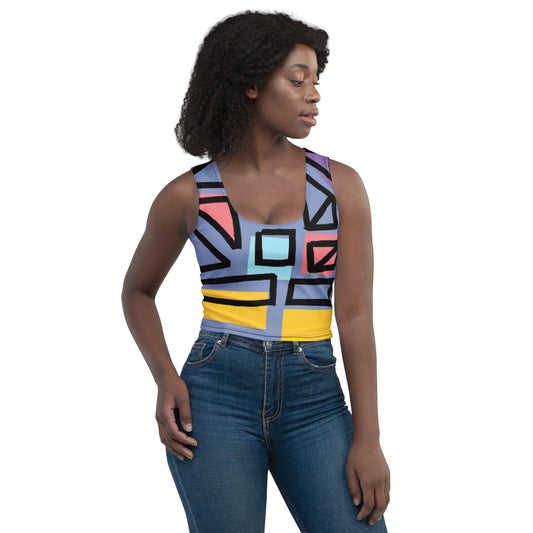 Geometry 2-Crop Top