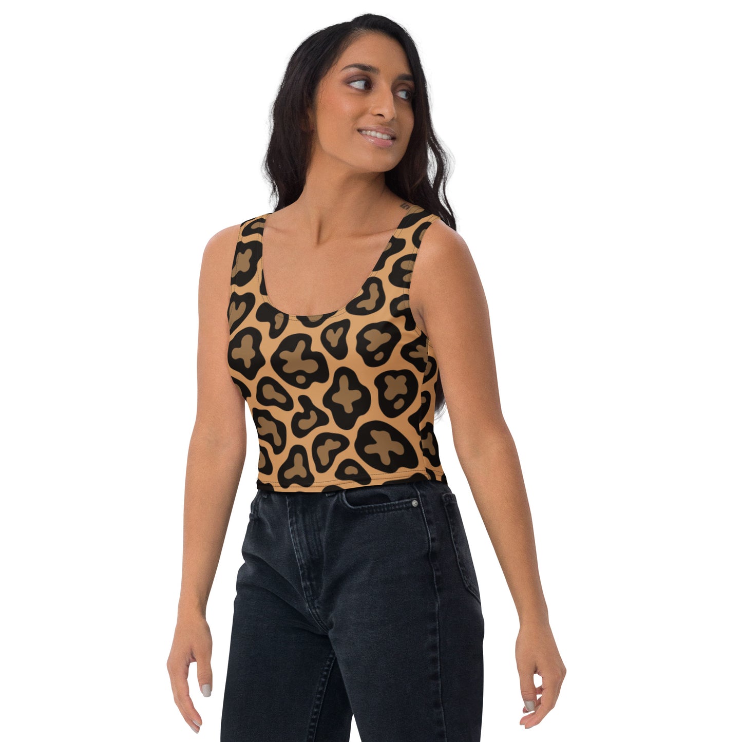 Cheetah-Crop Top