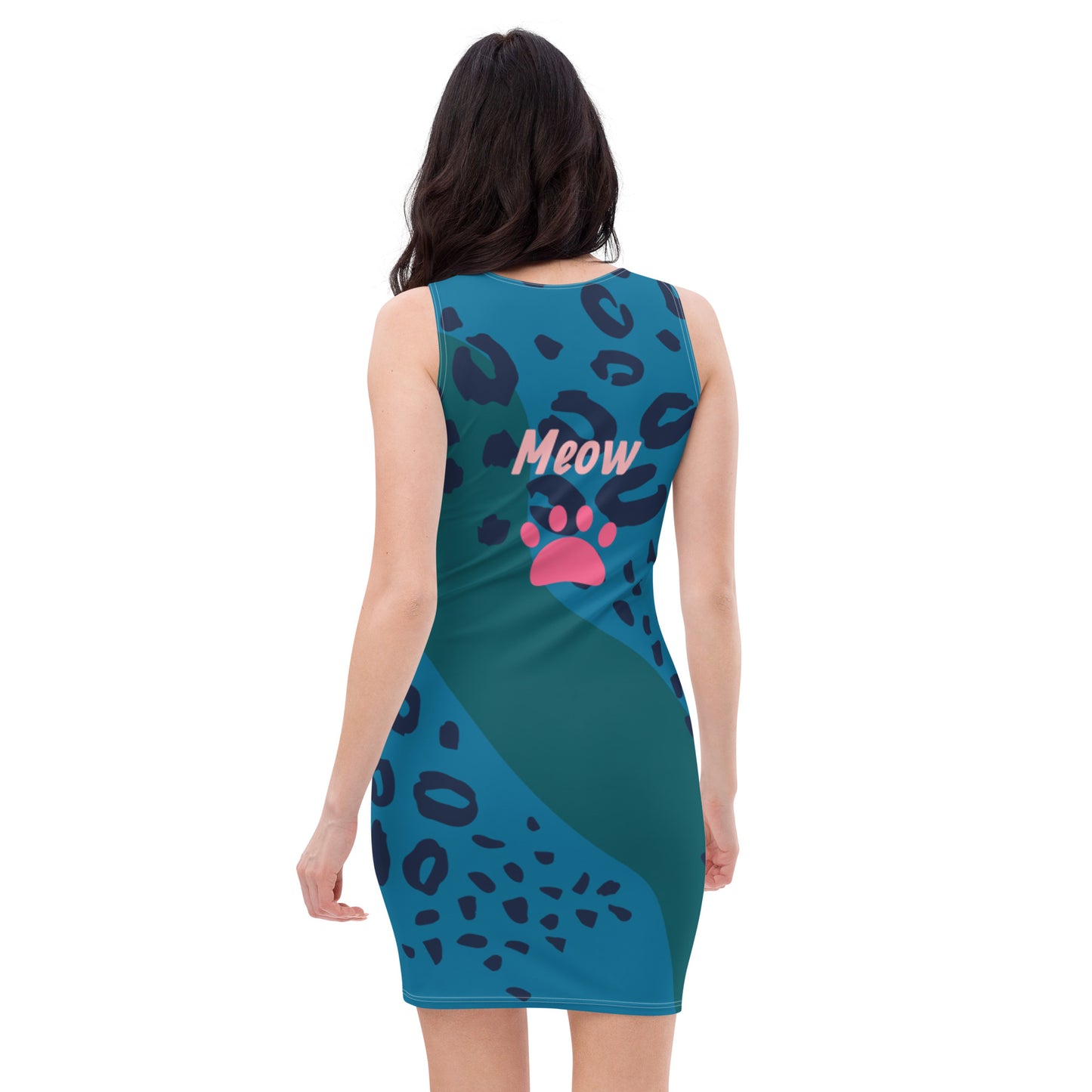Purr Kitty Purr Dress-Pink Paws