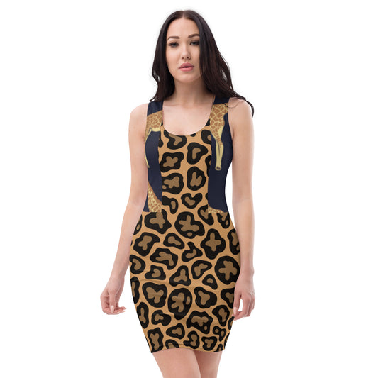 Cheetah Dress-with Giraffe Print Vest