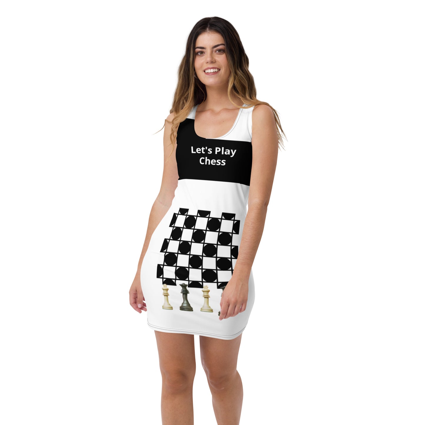 Chess Dress-Black& White