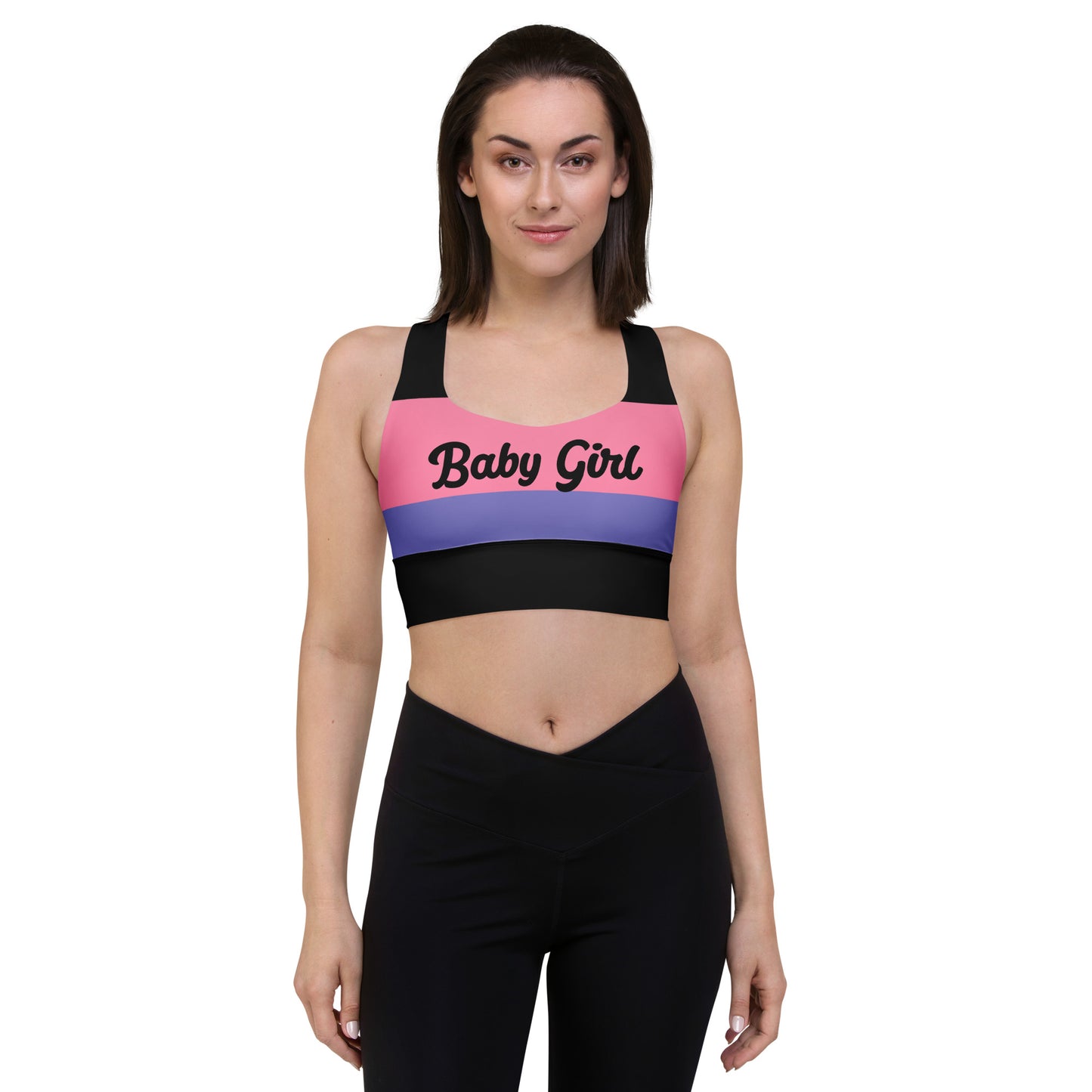 Baby Girl-Multicolor Sports Bra 4.2