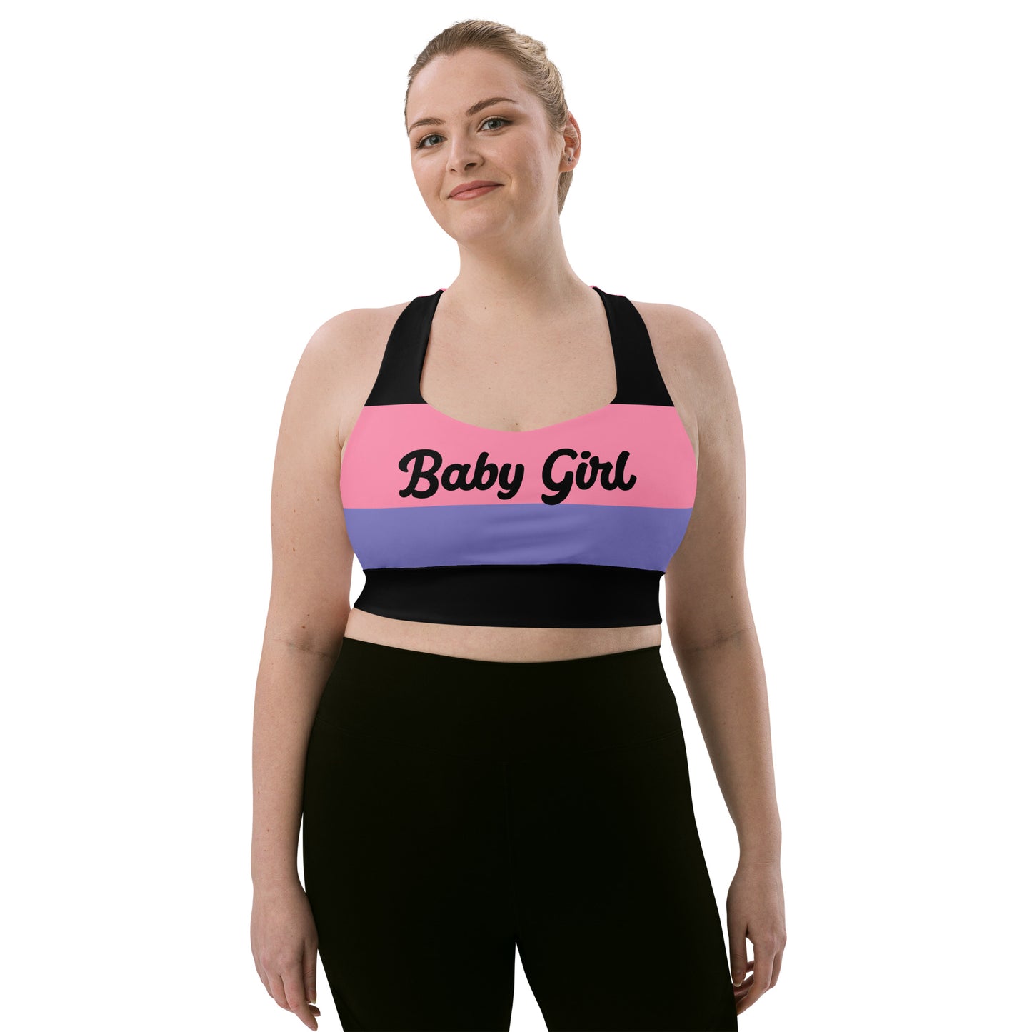 Baby Girl-Multicolor Sports Bra 4.2