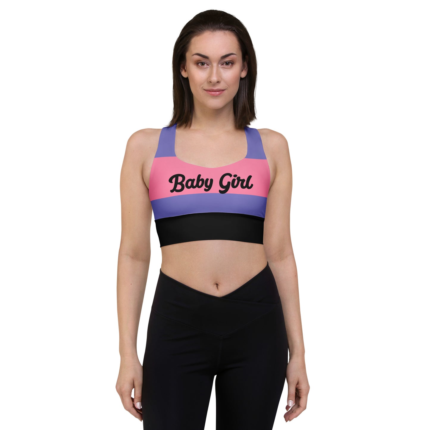 Baby Girl-Multicolor Sports Bra 4.3