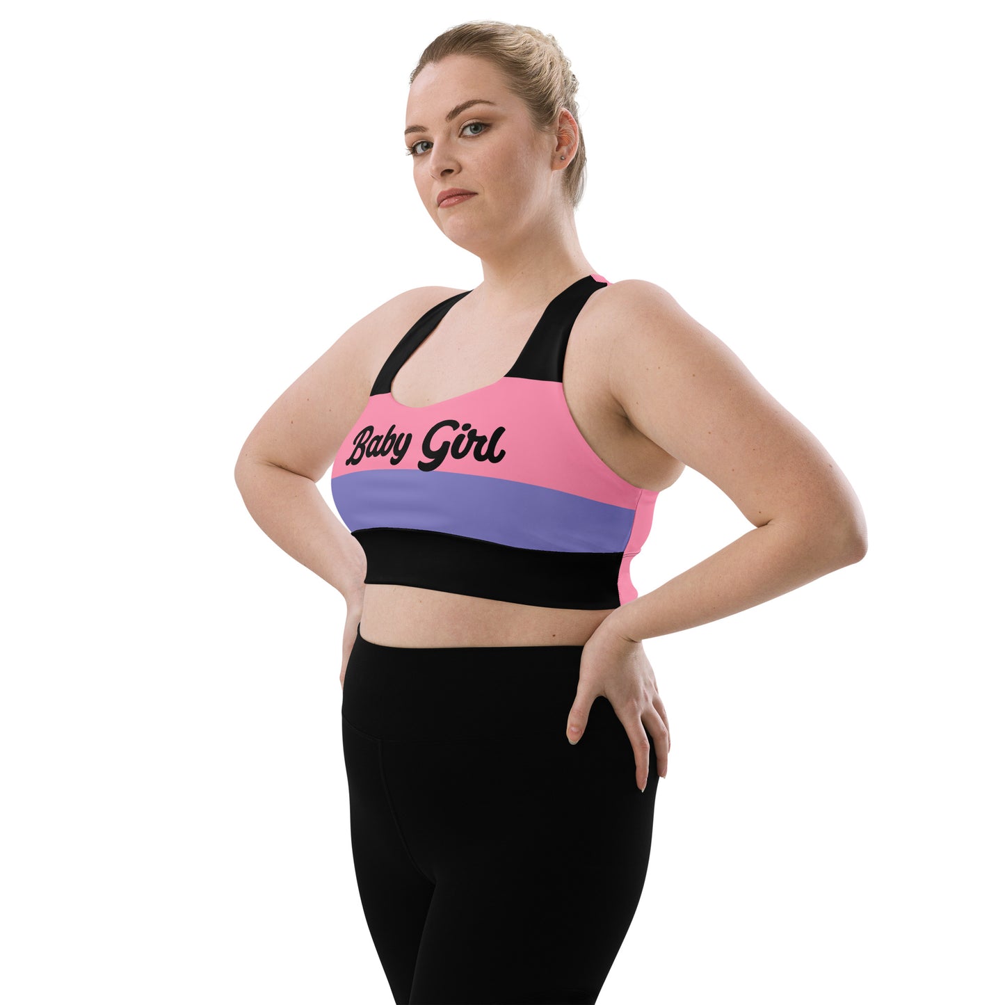 Baby Girl-Multicolor Sports Bra 4.2