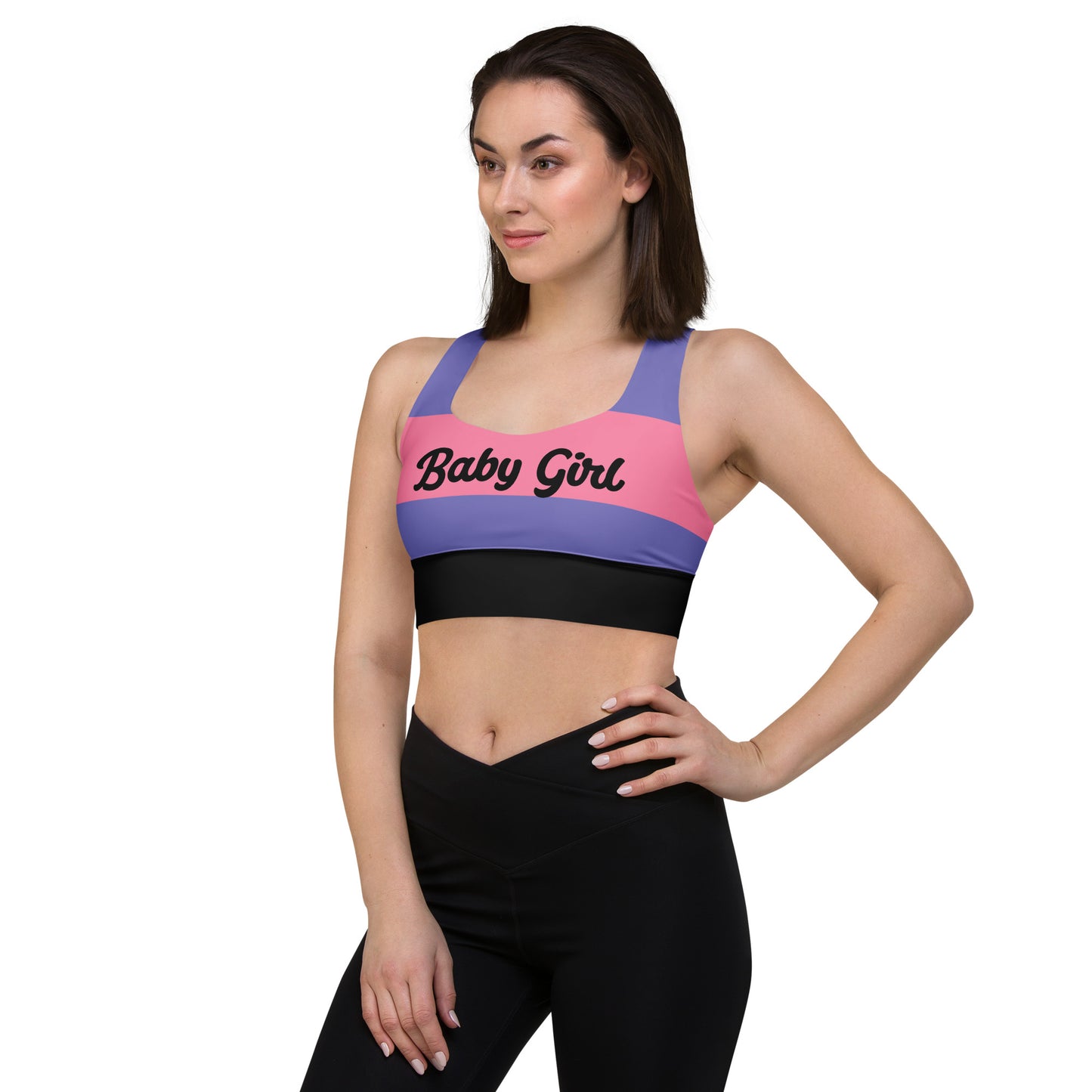 Baby Girl-Multicolor Sports Bra 4.3