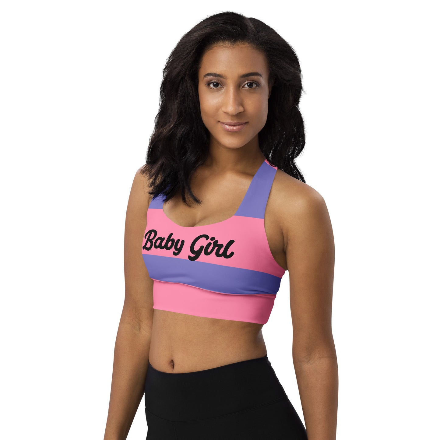 Longline sports bra