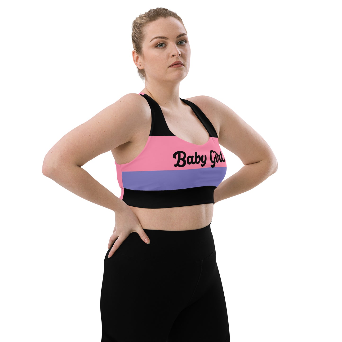 Baby Girl-Multicolor Sports Bra 4.2