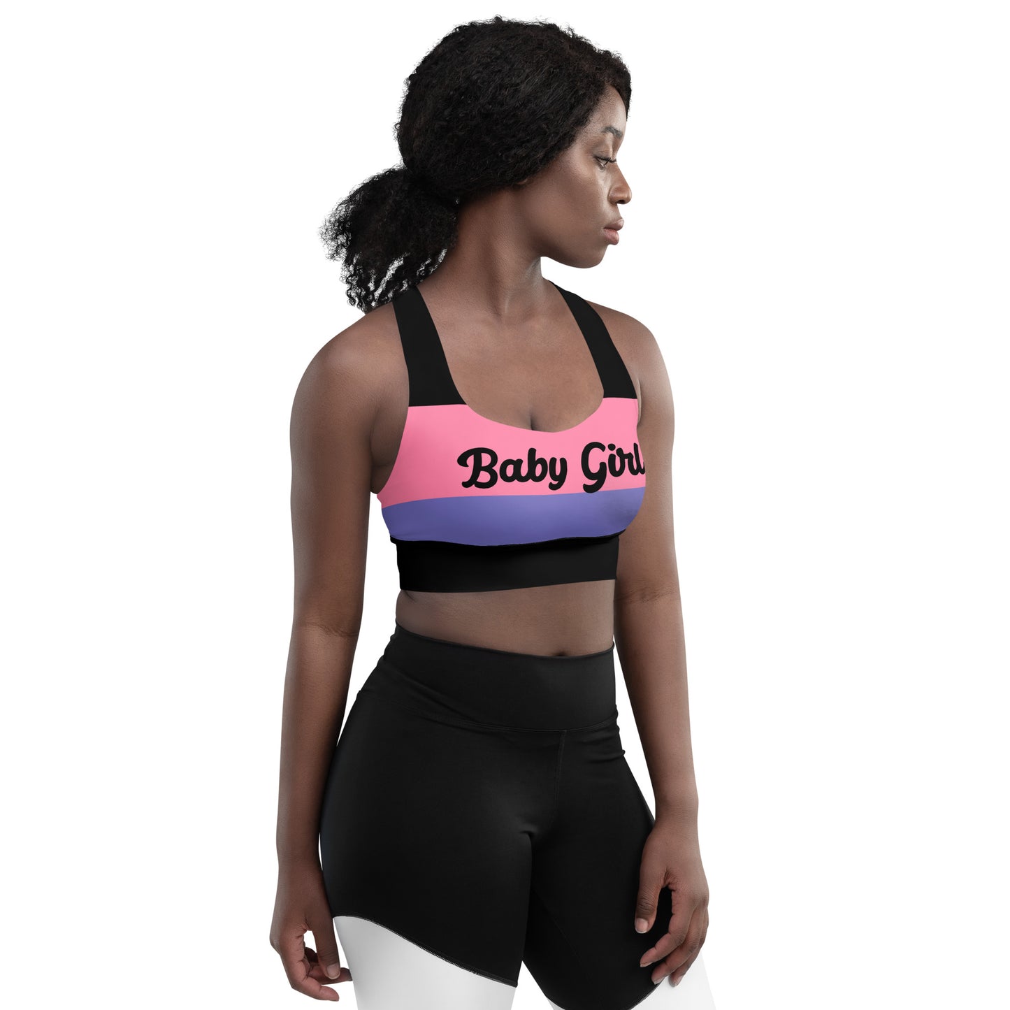 Baby Girl-Multicolor Sports Bra 4.2