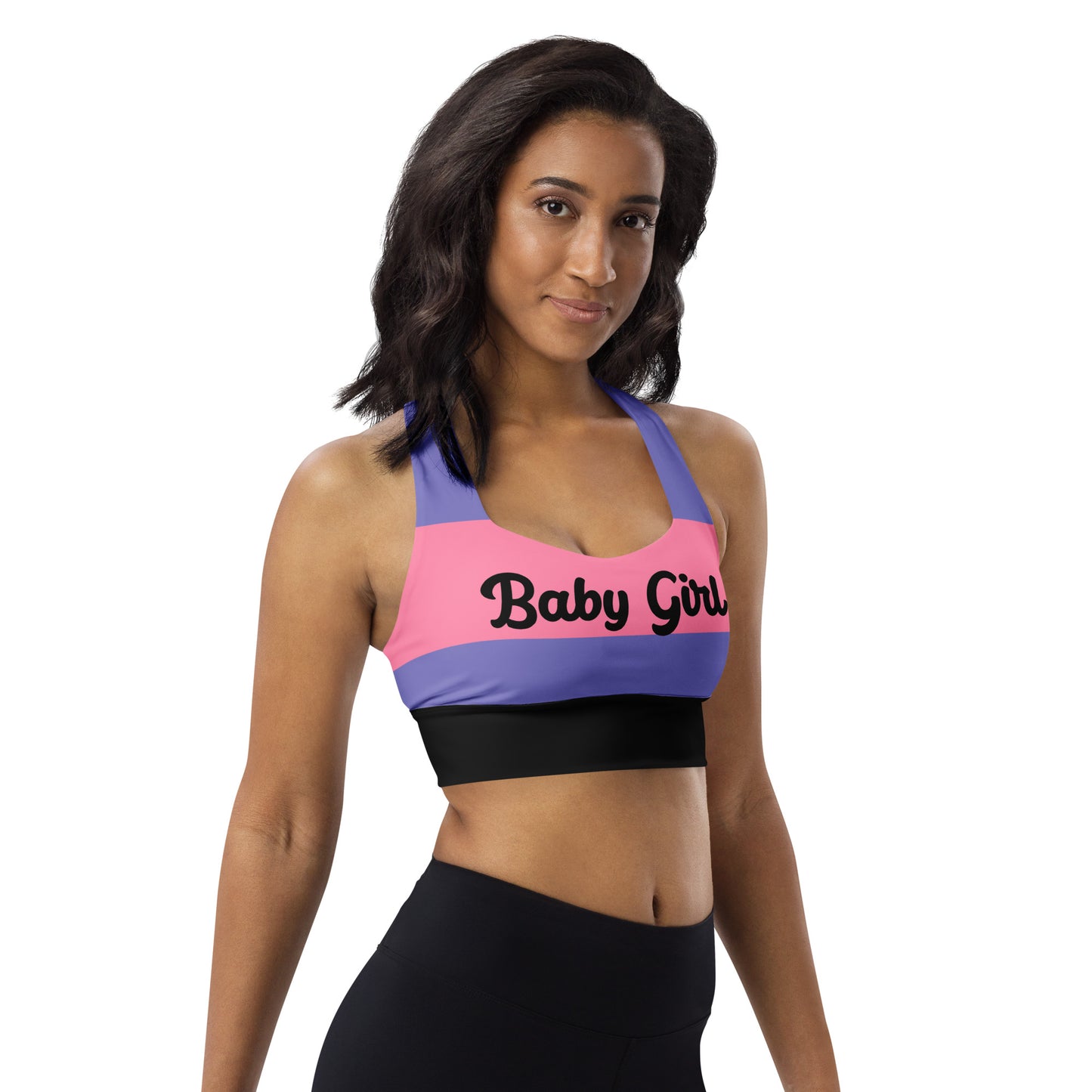 Baby Girl-Multicolor Sports Bra 4.3