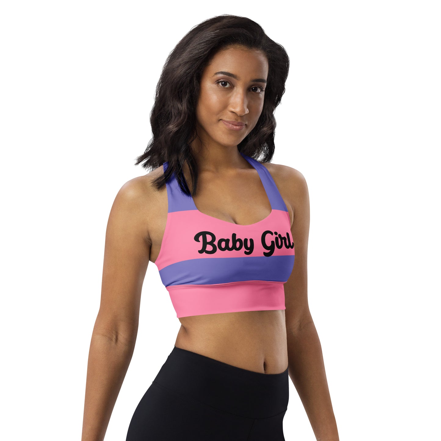 Longline sports bra
