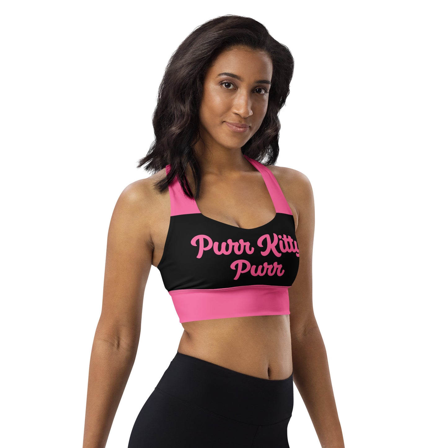 Purr Kitty-Longline Sports Bra 2