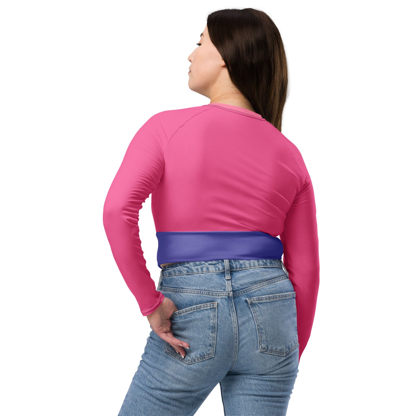 Baby Girl-long sleeve crop top