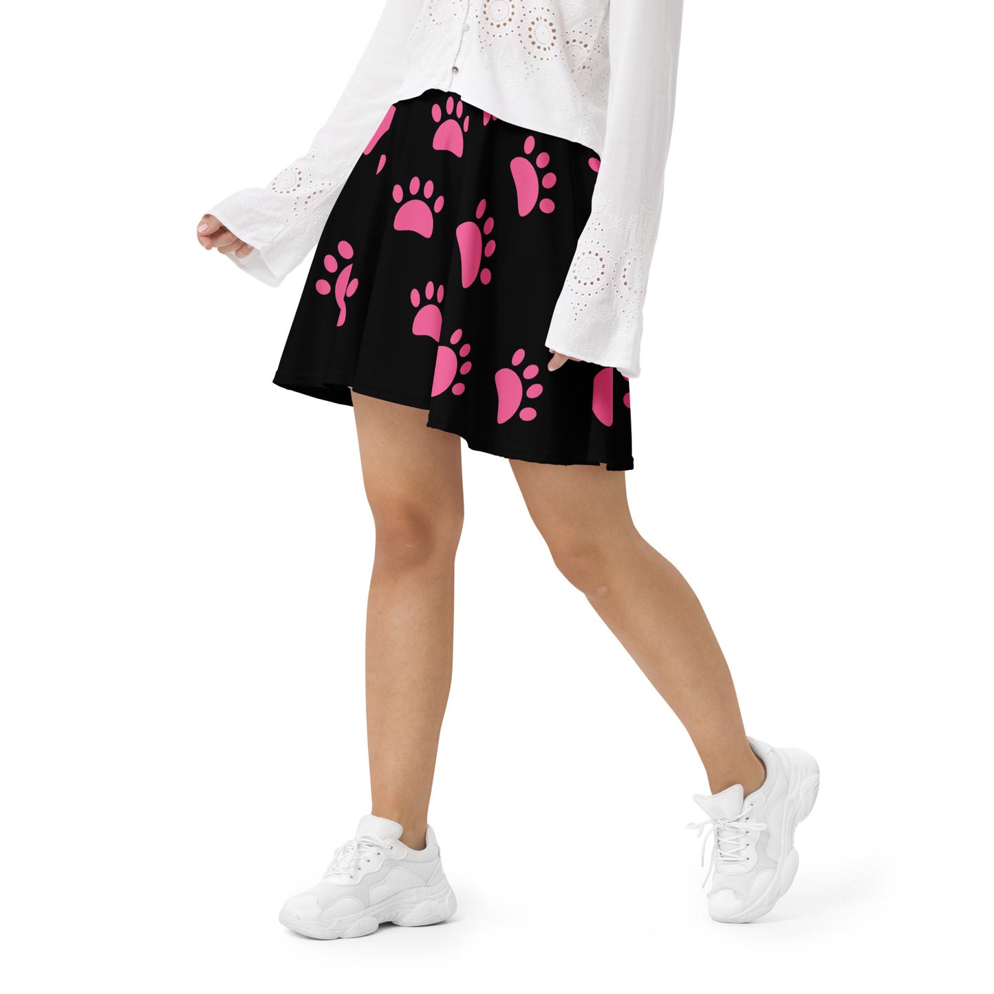 Purr Kitty-Flare Skirt