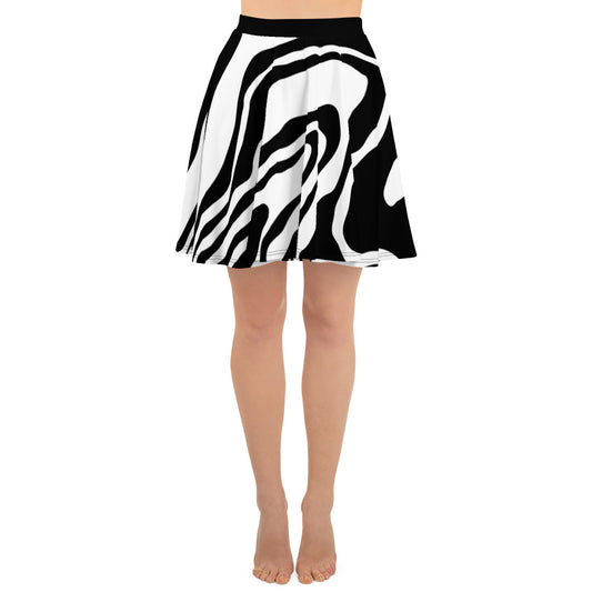 Zebra-Flare Skirt