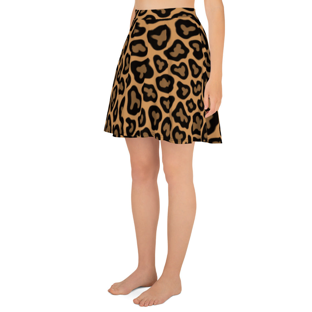 Cheetah-Flare Skirt