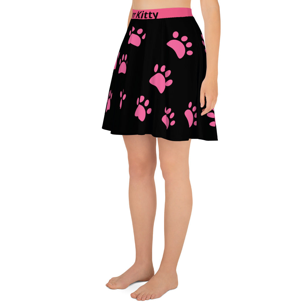 Purr Kitty-Flare Skirt