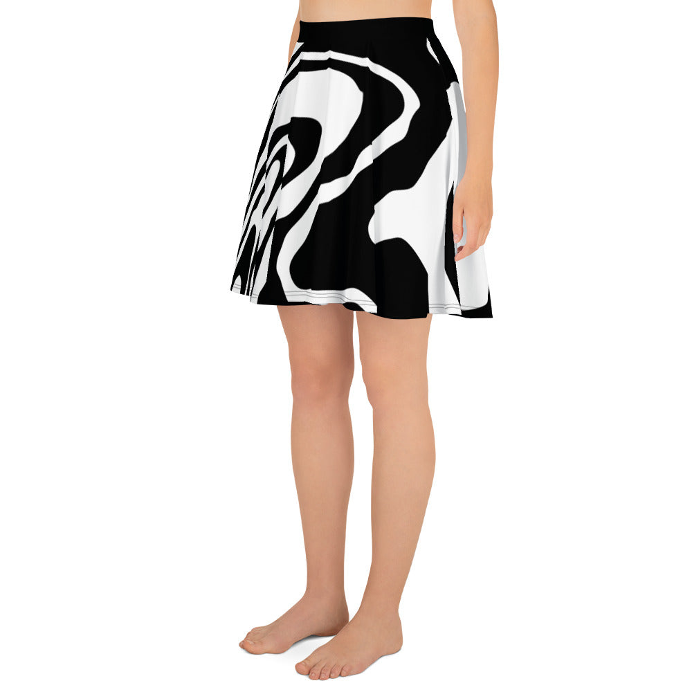 Zebra-Flare Skirt